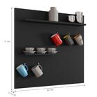 Painel Cantinho Do Café Daniele Preto