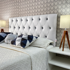 Painel Capitone Luna Corino Branco Casal 140 X 60