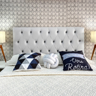 Painel Capitone Luna Corino Branco Casal 140 X 60