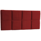 Painel Casal  Poliana 140 Cm Vermelho - D A Decor