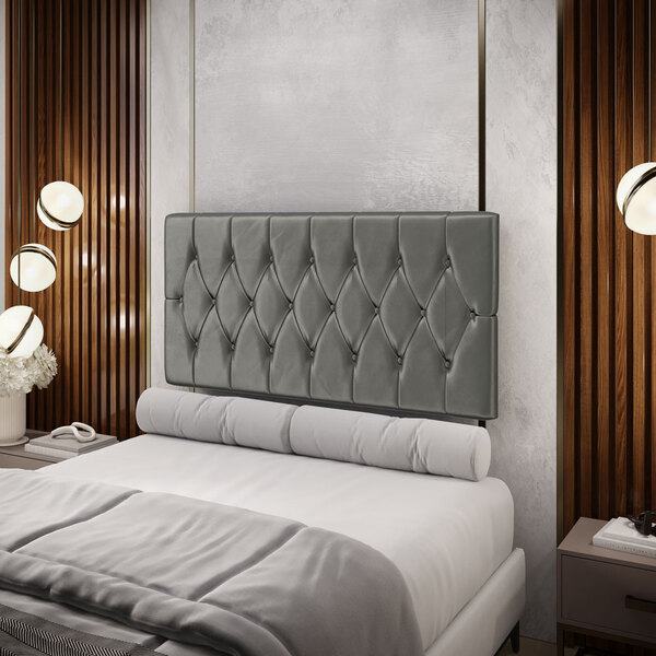 Painel Centaurus 160 / N-023 Veludo Cinza Claro