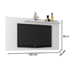 Painel Chanel Branco – Móveis Bechara