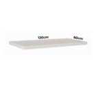 Painel Chapa Madeira Branco Madeirado 1200x600x18 - Tramontin