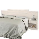 Painel Com Criado Vitória Off White