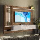 Painel Com Espelho Madero Canela Off White Leblon Lukaliam