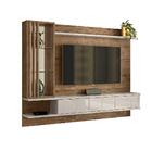 Painel Com Espelho Madero Canela Off White Leblon Lukaliam