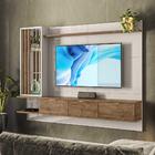 Painel Com Espelho Off White Madero Canela Leblon Lukaliam