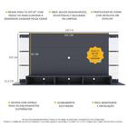 Painel Com Espelho Para Tv Até 65" Multimóveis Nairóbi Plus F