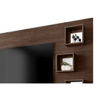 Painel Com Espelhos Viena Ii Noce - Rv Móveis