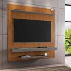 Painel Com Prateleira Nantes Naturalle Titanium