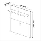 Painel Com Prateleira Yan Nature