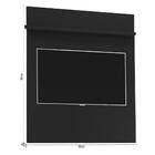 Painel Com Prateleira Yan Preto