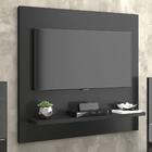 Painel Com Prateleira Yan Preto