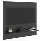 Painel Com Prateleira Yan Preto