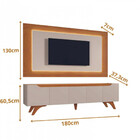 Painel Com Rack Atenas Com Led Tv 58 Mavaular