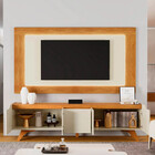 Painel Com Rack Atenas Com Led Tv 58 Mavaular