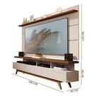 Painel Com Rack Off White Freijó Costa Rica Albuquerque Shop