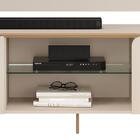 Painel Com Rack Para Tv Até 75 Polegadas Com Led 3 Portas Pés