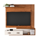 Painel Com Rack Suspenso Para Tv Até 50 Polegadas Com Gavetas
