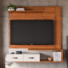 Painel Com Rack Suspenso Para Tv Até 50 Polegadas Com Gavetas