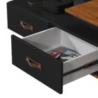 Painel Com Rack Suspenso Para Tv Até 50 Polegadas Com Gavetas