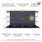 Painel Com Suporte E Espelho Para Tv Até 65" Multimóveis Nair