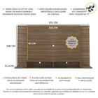 Painel Com Suporte Para Tv Até 60" Multimóveis Nairóbi Fg3071