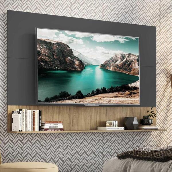 Painel Com Suporte Para Tv Até 65" Amsterdã Up Multimóveis Mp