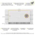 Painel Com Suporte Para Tv Até 65" Multimóveis Nairóbi Plus F