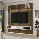Painel Com Suporte Para Tv Até 75 Polegadas Com Led E 1 Porta