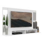 Painel Com Suporte Tv 60" E Espelho Tókio Multimóveis Branco