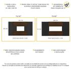 Painel Com Suporte Tv 65" 2 Em 1 Malta Multimóveis V3584