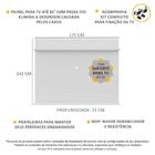 Painel Com Suporte Tv 65" Amsterdã Classic Multimóveis V3424