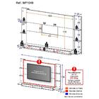 Painel Com Suporte Tv 75" Web Multimóveis Mp1049 Branco