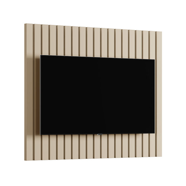 Painel Compacto Apto Sala De Estar Quarto Solteiro Off White