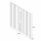 Painel Compacto Tv Até 42 Sala De Estar Apto Cor Off White