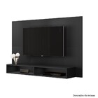 Painel Coral Para Tv Até 46 Polegadas Kaiki Móveis Preto Text