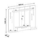 Painel Cronos Para Tv Até 50 Polegadas Artely