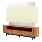 Painel Curvo 200cm Para Tv Até 65 Polegadas E Rack Curvo 220c