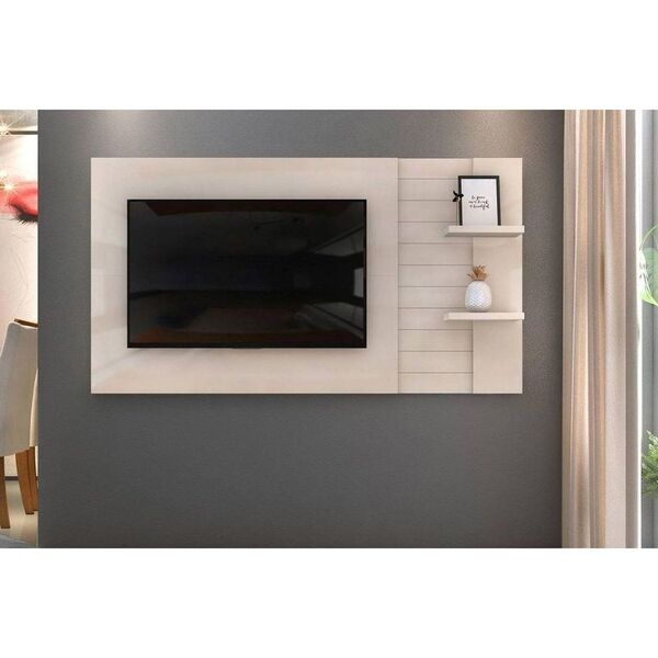 Painel Dante Dj Móveis Para Tv Até 47 Polegadas Off White