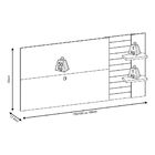 Painel Dante Dj Móveis Para Tv Até 47 Rústico Malbec