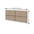 Painel De Cabeceira 004 - Helena Cama Box Casal Suspensa Dobr