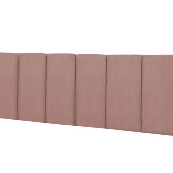 Painel De Cabeceira Casal 1.40 Lalus Rosa 001 Dobravel - D&v