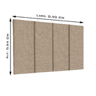 Painel De Cabeceira Solteiro Cama Box Lalus 001 Dobravel 0,90