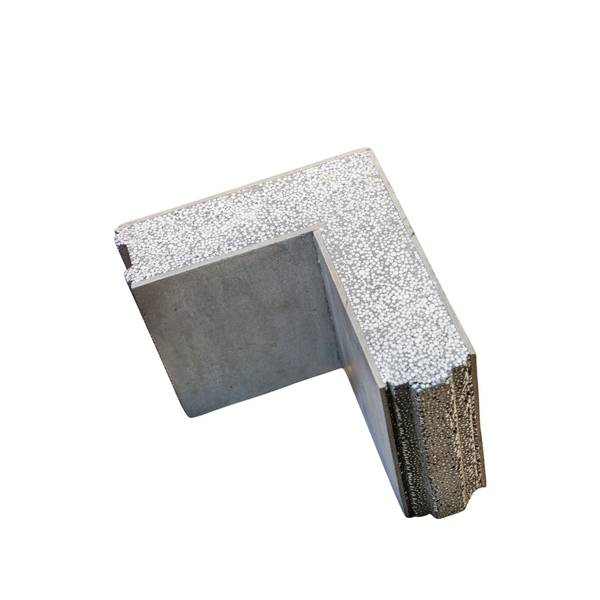 Painel De Concreto Leve 3000x280x90mm 2P - Tipo L - Lightwall