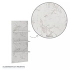 Painel De Cozinha 3 Prateleiras Suprema Luciane Móveis - Márm