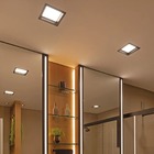 Painel De Embutir Recuado Deep 12w 17x17cm Stella - Preto - L