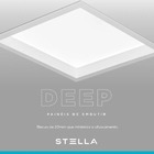 Painel De Embutir Recuado Deep 24w Stella - Branco - Luz Fria