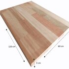 Painel De Eucalipto Cozinha 3x60x120cm Rosa