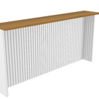 Painel de Ilha Branco Freijo 200 cm